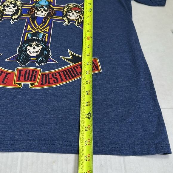 Bravado Guns N Roses Blue Short Sleeve Tee Size Medium - Picture 8 of 8
